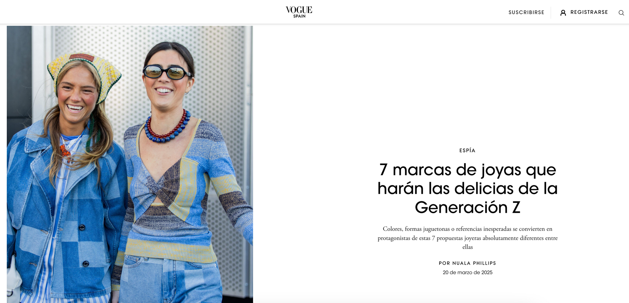 7 marcas de joyas que harán las delicias de la Generación Z (Vogue Spain)
